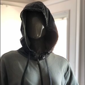 Mens nwt XXL olive and black hoody